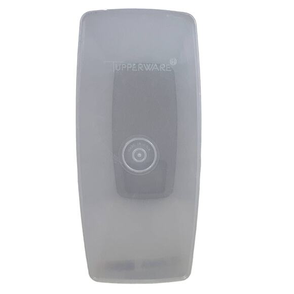 Tupperware Vtg 90's Modular Mates Super Cereal Keeper Store N Pour & Almond Seal - Picture 9 of 11